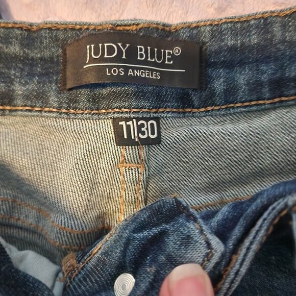 Judy Blue Dark Wash Skinny Fit Jeans - Picture 6 of 9